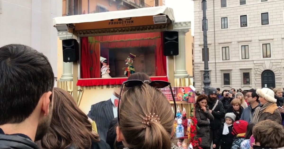Pulcinella a Piazza Navona (con video)